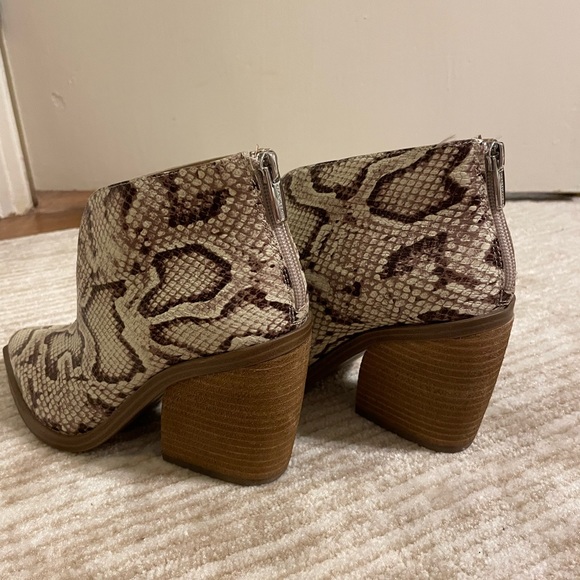 Vince Camuto Snake Ankle Booties - Picture 5 of 7